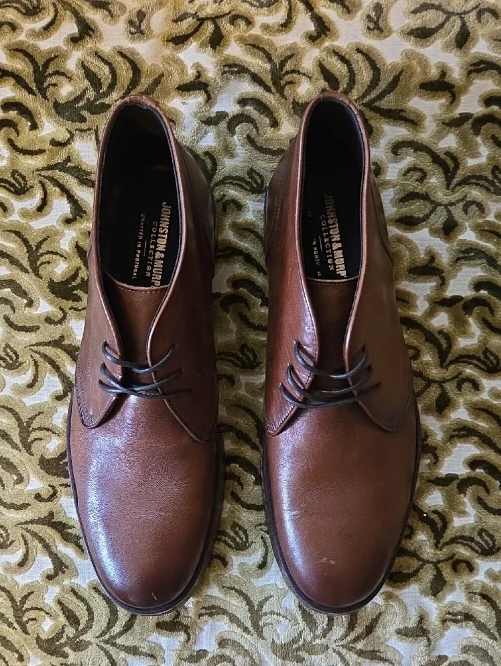 J&M Brown Leather Dress Shoes